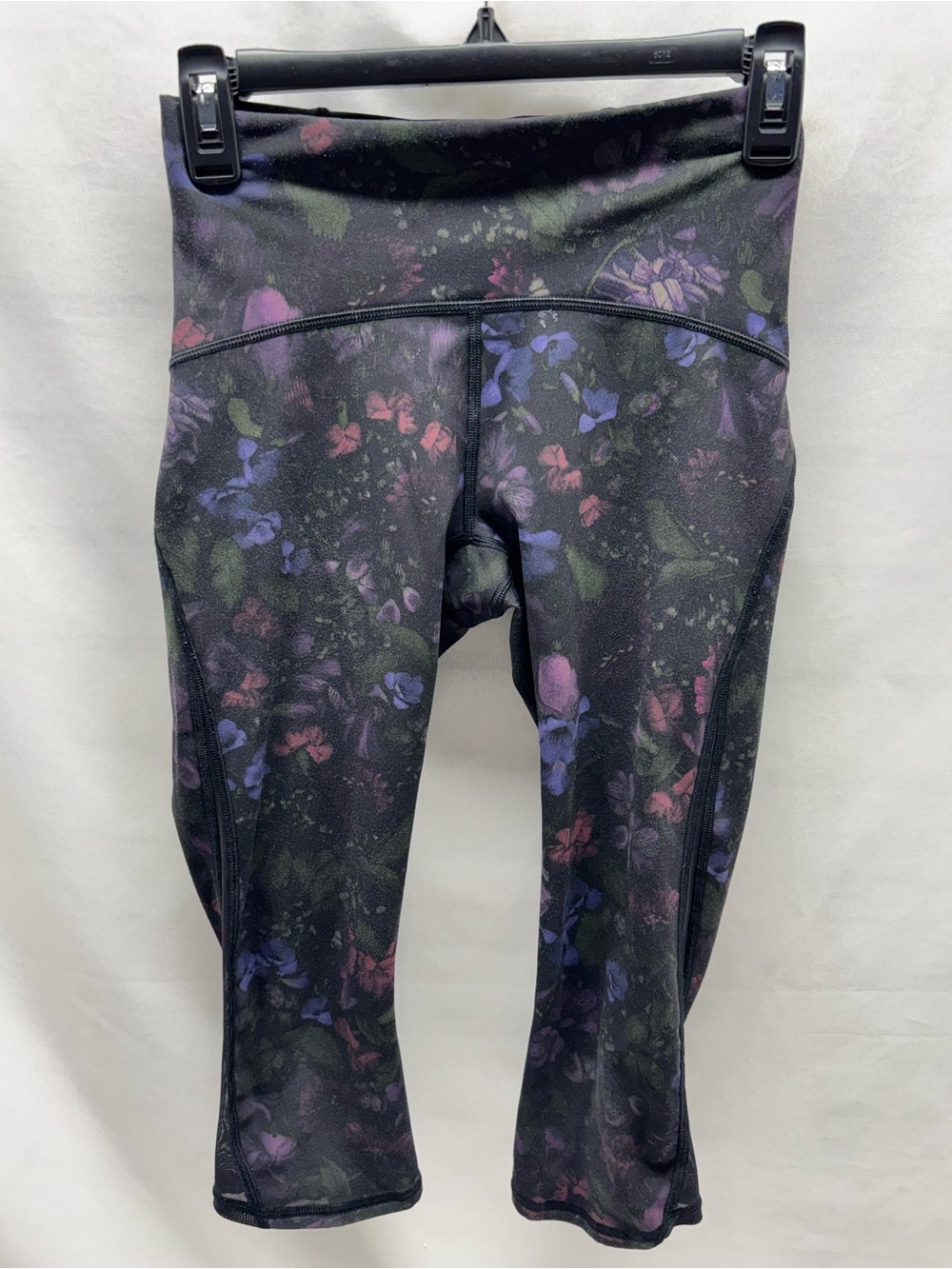 Lululemon Wunder Under Frozen Floral Multi Print Crop Leggings-Size 4